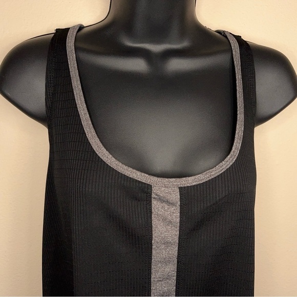 XL AVIA BLACK GREY GRAY SLEEVELESS TANK ATHLETIC ACTIVEWEAR STRETCH - Picture 3 of 13